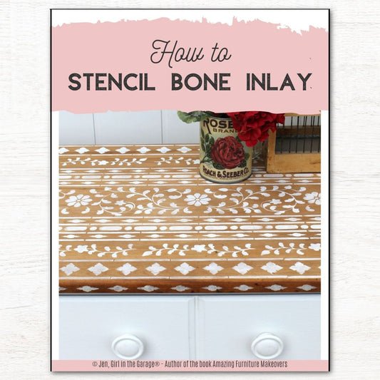 How to Stencil Bone Inlay
