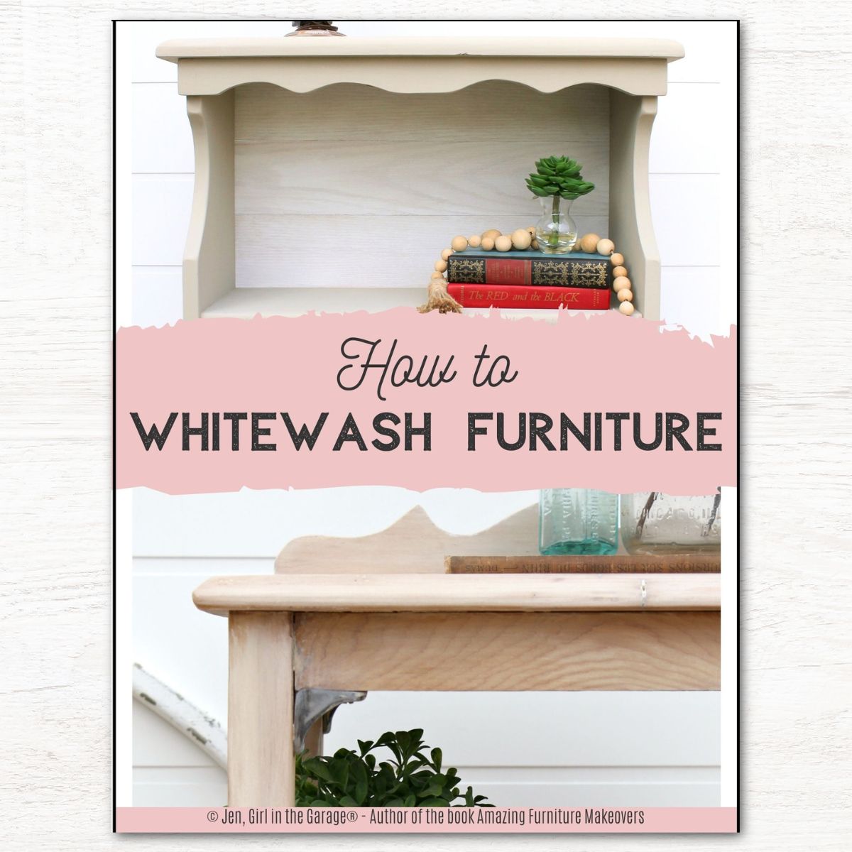 How to Whitewash Furniture